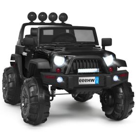 12 V Kids Ride On Truck with Remote Control and Double Magnetic Door