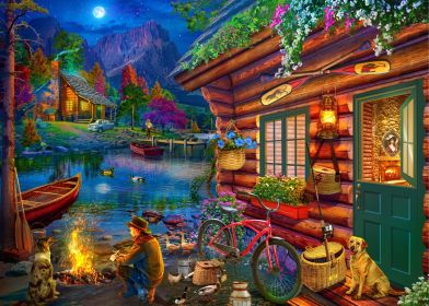 Camping Jigsaw Puzzles 1000 Piece