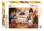 Cats Dinner Jigsaw Puzzles 1000 Piece