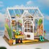 Rolife Mengyu Flower Minature House DIY Building Toys with LED Light for Gifts