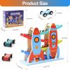 Toy Car Ramp Toddler Race Track Toy with 4 Cars Ramp Racer, Toy Kids Toy Vehicle Playsets