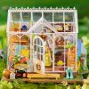 Rolife Mengyu Flower Minature House DIY Building Toys with LED Light for Gifts