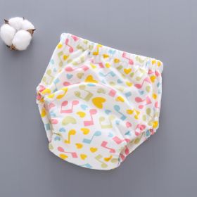 Baby Training Pants Washable 6-layer Gauze Diaper Cover (Option: Music-M Code-5PCS)