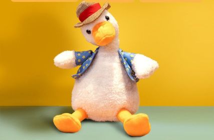 Plush Toy Figurine Sand Sculpture Learn To Speak Can Sing Sand Sculpture Duck (Option: 4Style)