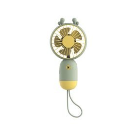 Handheld portable mini fan (Color: Green)