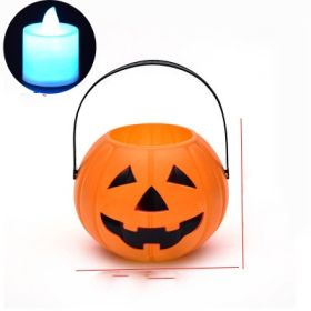 Halloween props gift glowing ring pumpkin lantern (Option: 5medium barrels)