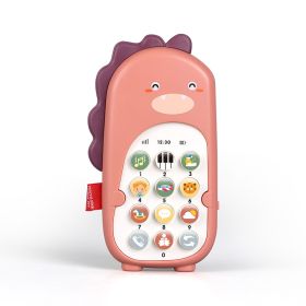 Early education simulation mobile phone (Color: Pink)