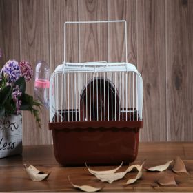 Hamster Golden Bear Supplies With Cage (Color: Brown)