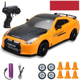 Huangbo 4Wd Remote Control Car Rc Drift Car Remote Control Car Electric Charging High Toy Car (Color: Yellow)