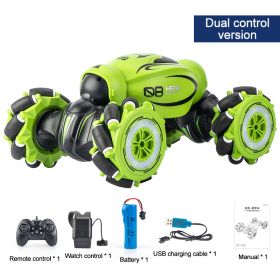 Gesture Sensing Deformation Remote Control Car (Option: Green-D)