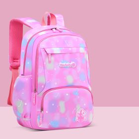 The New Korean Style Schoolbag For Primary School Students Is sSweet And Cute (Option: Pink-L)