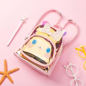 Summer New Spot Kindergarten School Bag Colorful Transparent Laser Cute Cartoon Rabbit Children Backpack (Option: Princess Bunny-18x10x20cm)