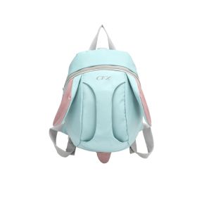 Children's Schoolbag Backpack Kindergarten Childlike Cute 3 Year Old Baby Cartoon Snack Sot Anti-lost Backpack (Option: Gray green)