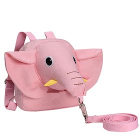 Baby Anti-lost Backpack Slip Baby Anti-lost Rope (Color: Pink)