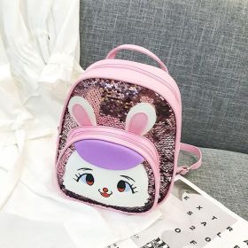 Cute Princess Girl Small Class Girl Backpack (Color: Pink)