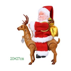 Electric Bell Santa Claus Toy (Option: Deer Riding Style)