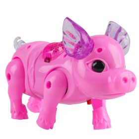 Musical luminous leash electric pig (Option: 2pcs pig A)