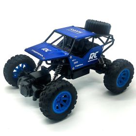 Wrangler alloy remote control toy (Option: Blue-20cm)