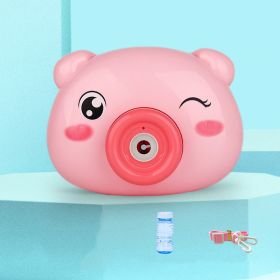 child Bubble machine camera (Option: Pink pig)