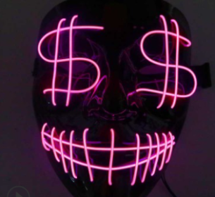 Prom Party Mask (Color: Pink)