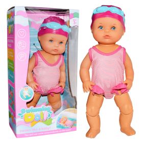 Electric floating swimming doll (Option: E 33cm)