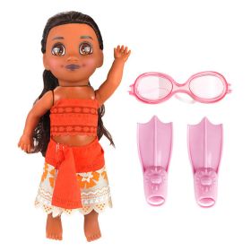 Electric floating swimming doll (Option: B 33cm)