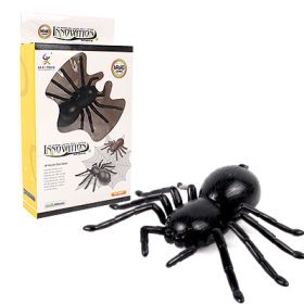 Remote control car spider electronic pet (Color: Black)