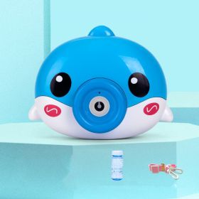 child Bubble machine camera (Option: Blue dolphin)