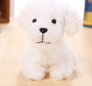 Pet doll teddy dog toy (Color: White)