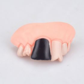 Fashion Simple Halloween Weird Fake Teeth Toys (Option: Black Teeth)