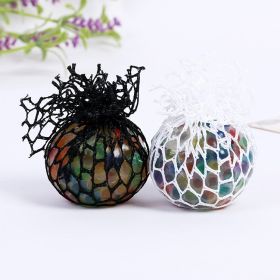 Vent Decompression Colorful Beads Grape Ball Hand Pinch Vent Ball (Option: Grape Ball Mixed Color)