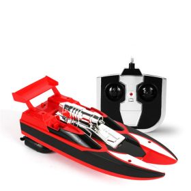 Wireless Remote Control Electric Boat Speedboat (Color: Red)