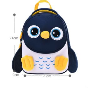 Kindergarten Children School Bag Cartoon Cute (Color: Navy Blue)