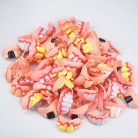 Fashion Simple Halloween Weird Fake Teeth Toys (Option: 8pcs)