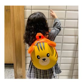 Cartoon Animal Eggshell Children's Small Schoolbag For Men And Women (Option: Orange tiger)