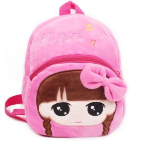 Baby Backpack Plush Toy Cartoon Bag (Option: Girl)