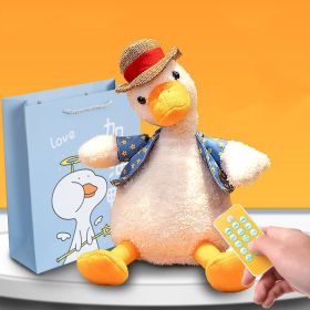 Plush Toy Figurine Sand Sculpture Learn To Speak Can Sing Sand Sculpture Duck (Option: 13style)