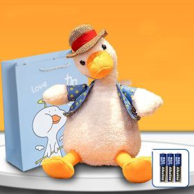 Plush Toy Figurine Sand Sculpture Learn To Speak Can Sing Sand Sculpture Duck (Option: 7Style)