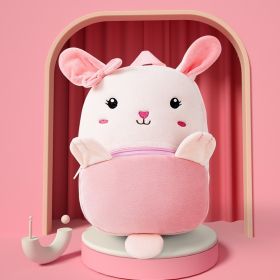 New Plush Children's Kindergarten Cute Child Baby Backpack (Option: Rabbit)