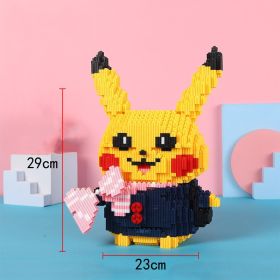 Pokemon Compatible Building Blocks Pikachu Toy Fire Dragon Fat Ding DIY Diamond Blocks And Pokemon Brick Toy Gifts (Color: 8696)