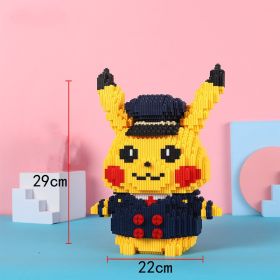 Pokemon Compatible Building Blocks Pikachu Toy Fire Dragon Fat Ding DIY Diamond Blocks And Pokemon Brick Toy Gifts (Color: 8697)