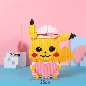 Pokemon Compatible Building Blocks Pikachu Toy Fire Dragon Fat Ding DIY Diamond Blocks And Pokemon Brick Toy Gifts (Color: 8698)