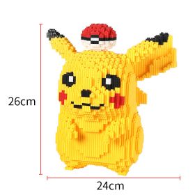 Pokemon Compatible Building Blocks Pikachu Toy Fire Dragon Fat Ding DIY Diamond Blocks And Pokemon Brick Toy Gifts (Color: JM-8607)