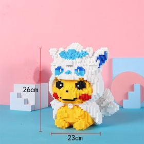 Pokemon Compatible Building Blocks Pikachu Toy Fire Dragon Fat Ding DIY Diamond Blocks And Pokemon Brick Toy Gifts (Color: 8694)