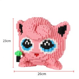 Pokemon Compatible Building Blocks Pikachu Toy Fire Dragon Fat Ding DIY Diamond Blocks And Pokemon Brick Toy Gifts (Color: JM-8669)