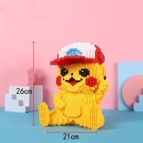 Pokemon Compatible Building Blocks Pikachu Toy Fire Dragon Fat Ding DIY Diamond Blocks And Pokemon Brick Toy Gifts (Color: 8700)