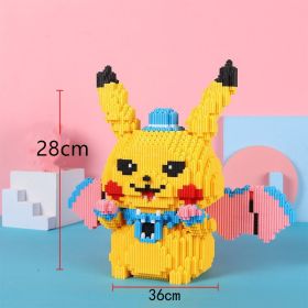 Pokemon Compatible Building Blocks Pikachu Toy Fire Dragon Fat Ding DIY Diamond Blocks And Pokemon Brick Toy Gifts (Color: 8695)