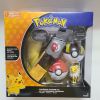 TOMY Pokemon Pokeball Belt Pikachu Pokeball Pocket Monster Deformation Model Toy Set Cosplay Action Doll Model Children's Toys