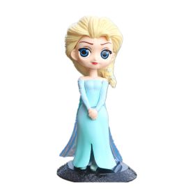 Disney Q Posket Marvel Superhero Characters Movable Image Frozen Aisha Anna and Spiderman Character Model Party Decoration Gif (Color: U)