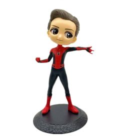 Disney Q Posket Marvel Superhero Characters Movable Image Frozen Aisha Anna and Spiderman Character Model Party Decoration Gif (Color: L)